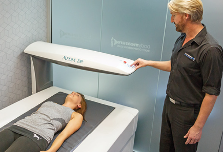 Get a DEXA Scan for bone health, body composition, weight loss