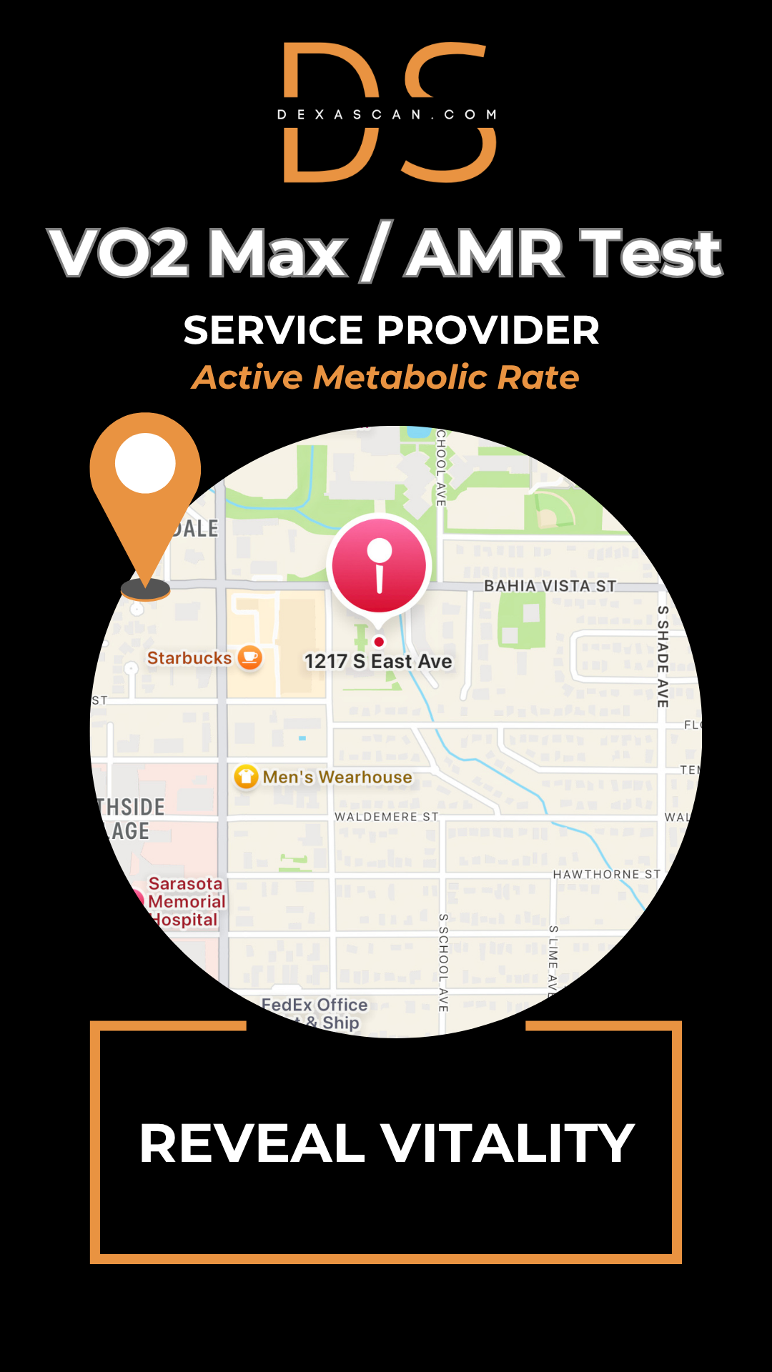 VO2 Max (AMR) Test in Sarasota, FL