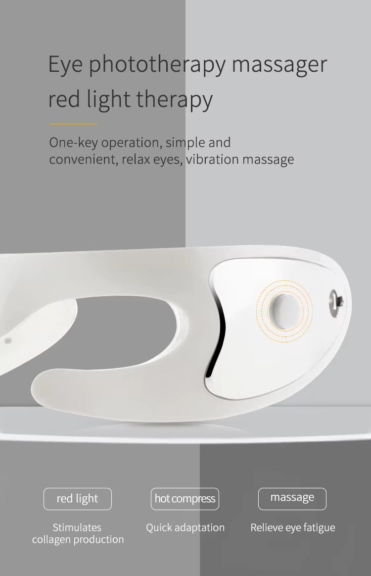 Rechargeable RLT Massage Glasses