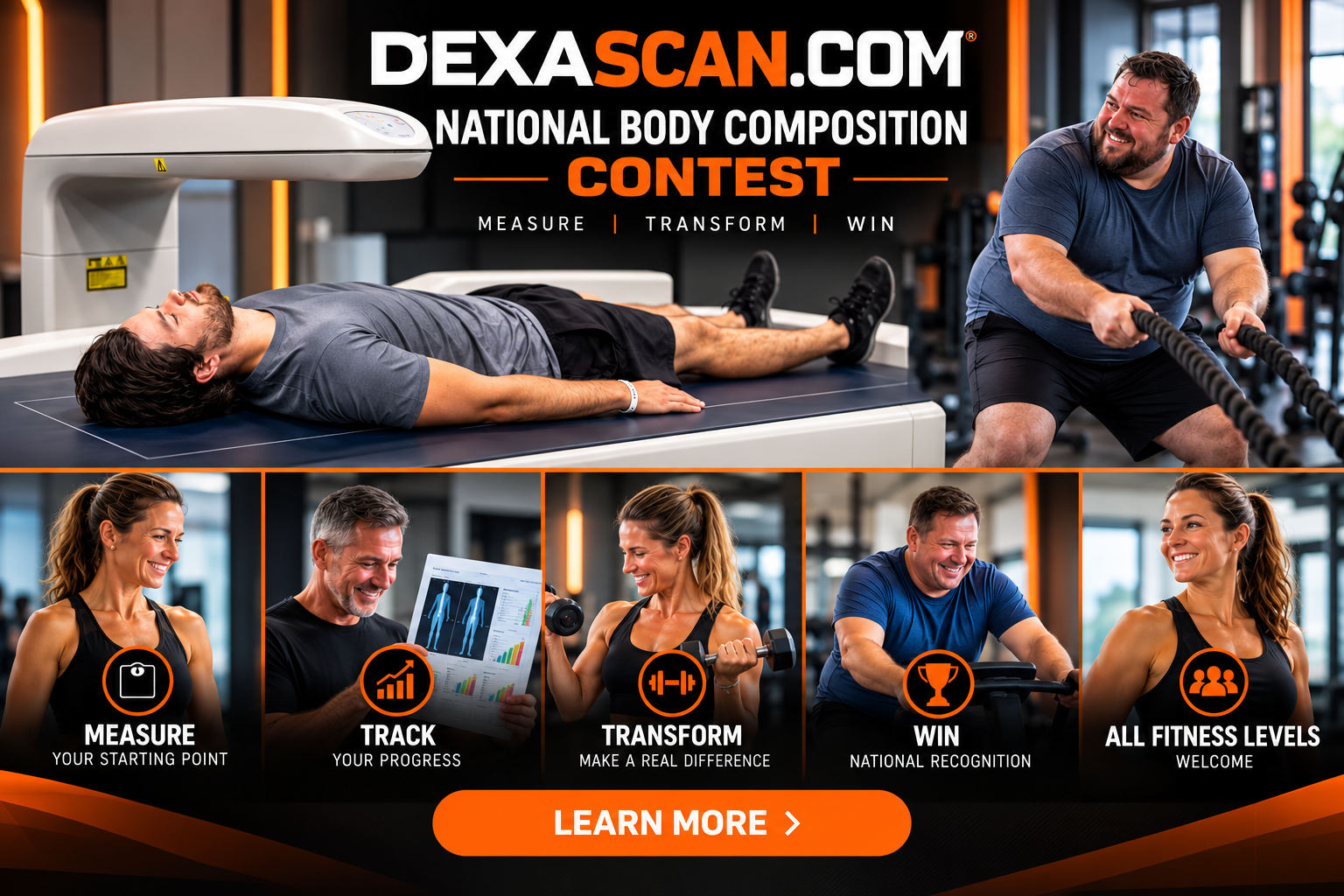 DEXASCAN.COM National Body Composition Contest: Measure, Track, Transform, Win