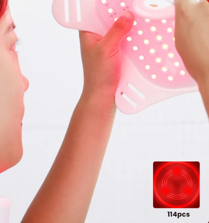 Red & Blue Light Therapy Face Neck & Chest Mask | Anti-Aging & Acne Solution by DEXA+