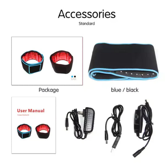 Red Light Therapy Belt for Wellness & Recovery – 660nm & 850nm Dual Wavelength by DEXA+