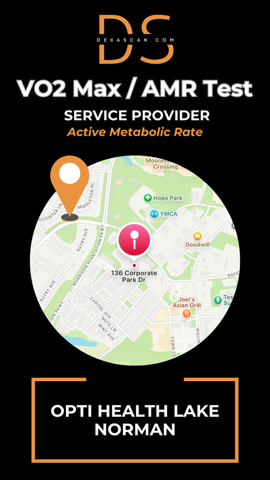 VO2 Max (AMR) Test in Lake Norman (Mooresville), NC