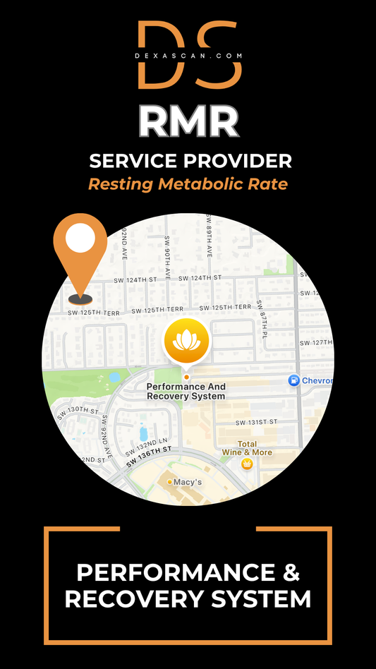 Map with location markers on a black background featuring 'DS RMR' branding.