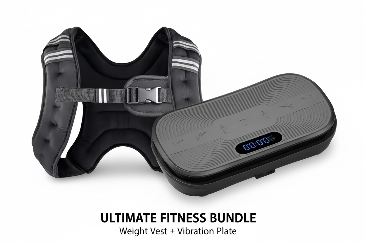 Weighted Vest + Vibration Plate Bundle